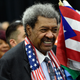 Don King attends the Islamic funeral prayer service for Muhammad Ali on June 9, 2016, in Louisville, Ky. (Stephen J. Cohen/WireImage)